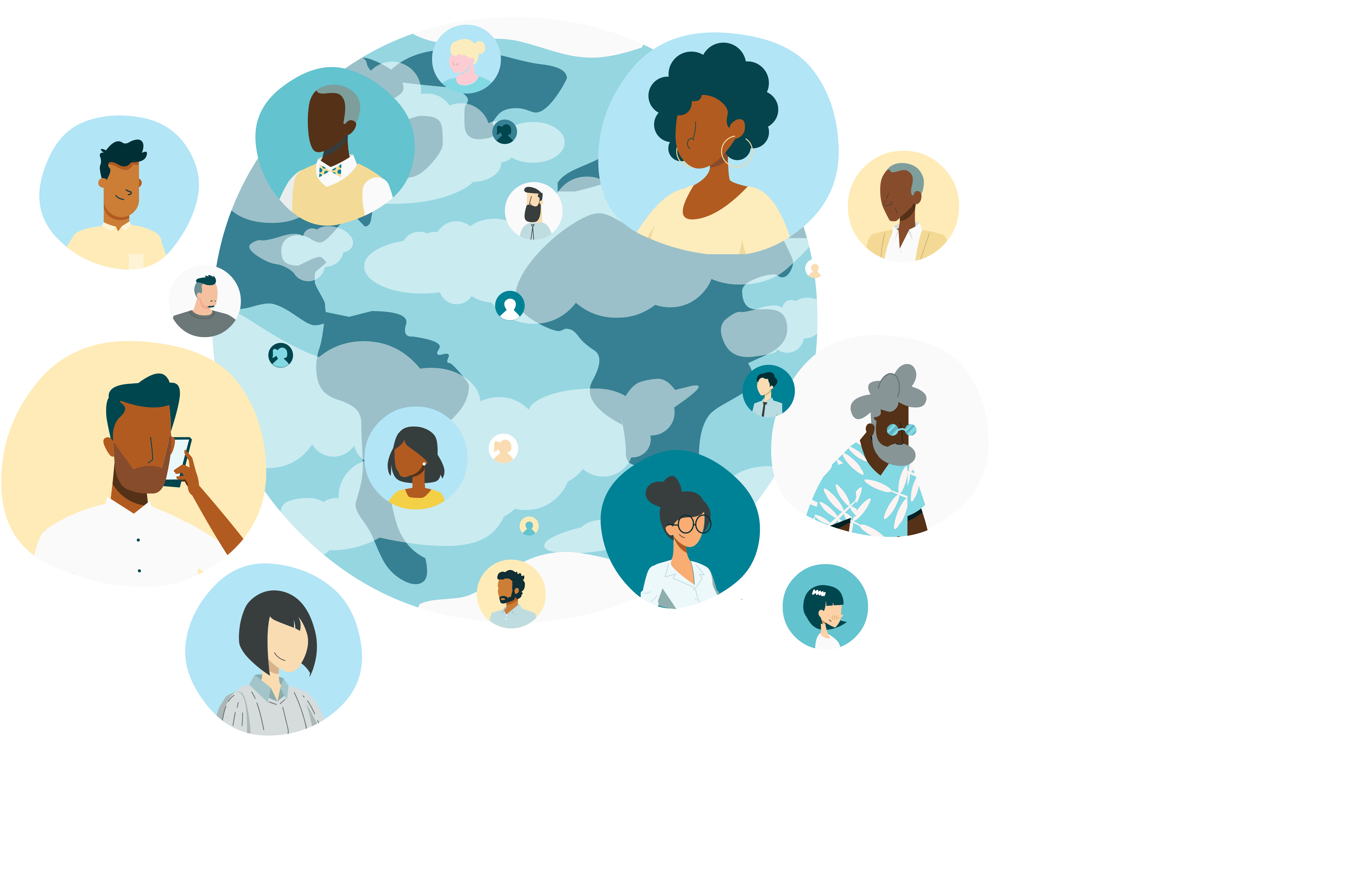 illustration of an pallets being loaded onto planes